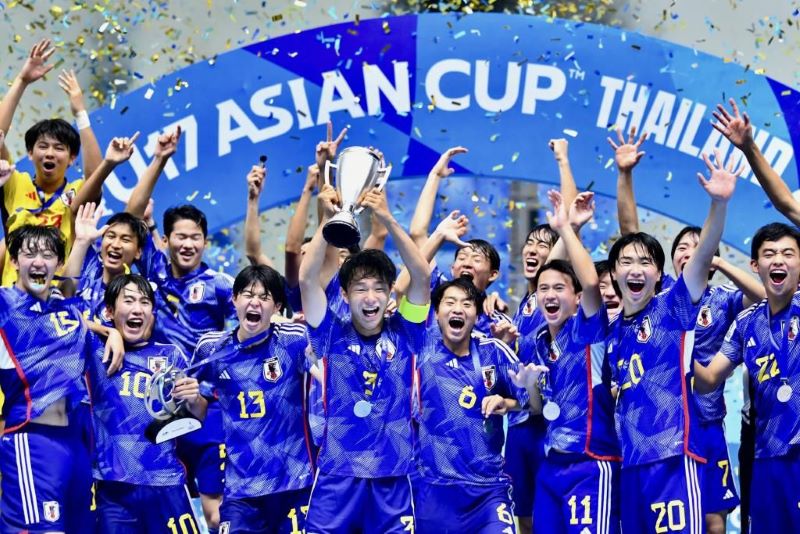 U-17 Nhật Bản là đội tuyển gây ấn tượng tại giải U-17 Châu Á