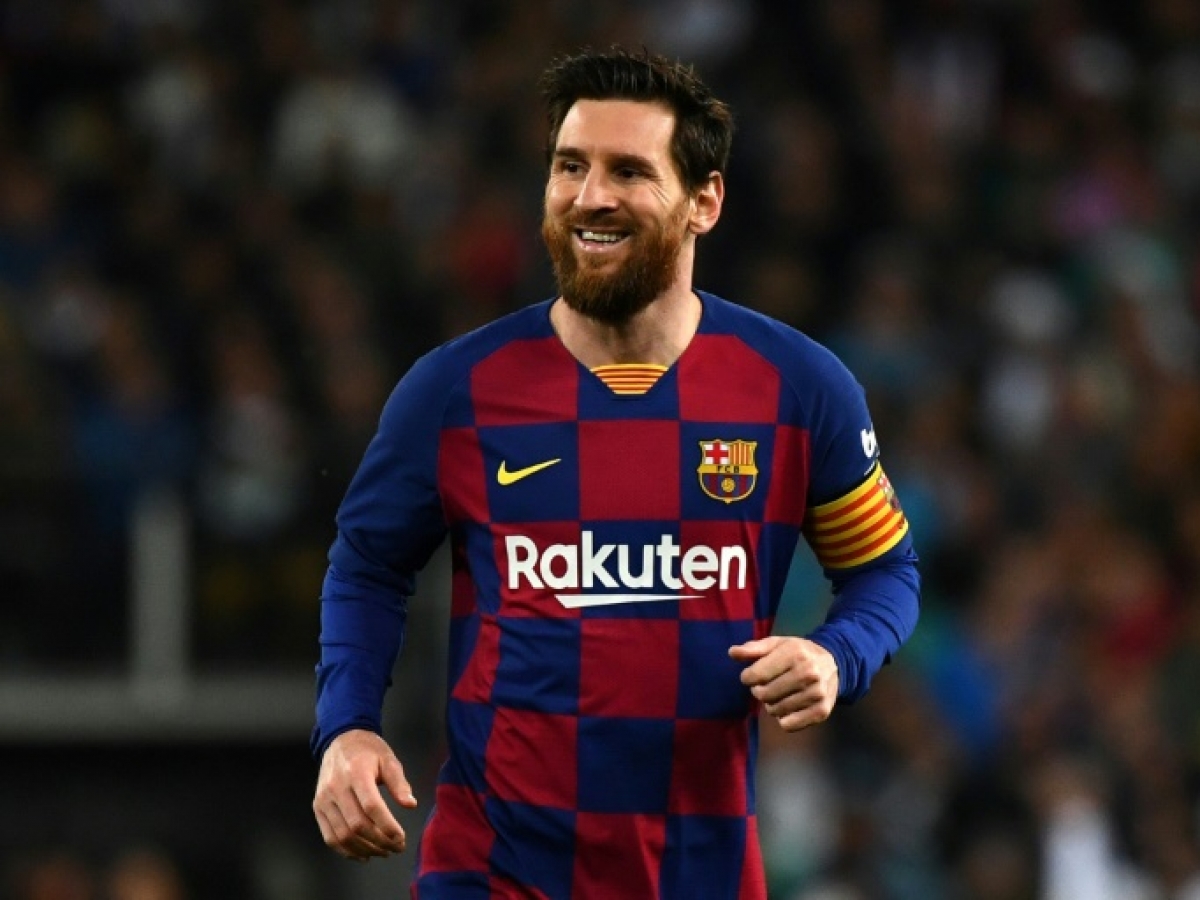 Messi khi còn thi đấu trong màu áo Barcelona